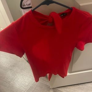 RED TIE SHIRT
